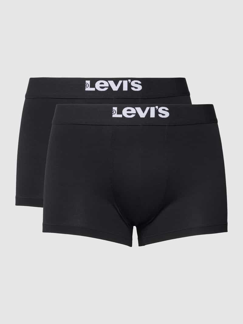 Boxershort met elastische band met logo, model 'SOLID BASIC TRUNK' Levi's®