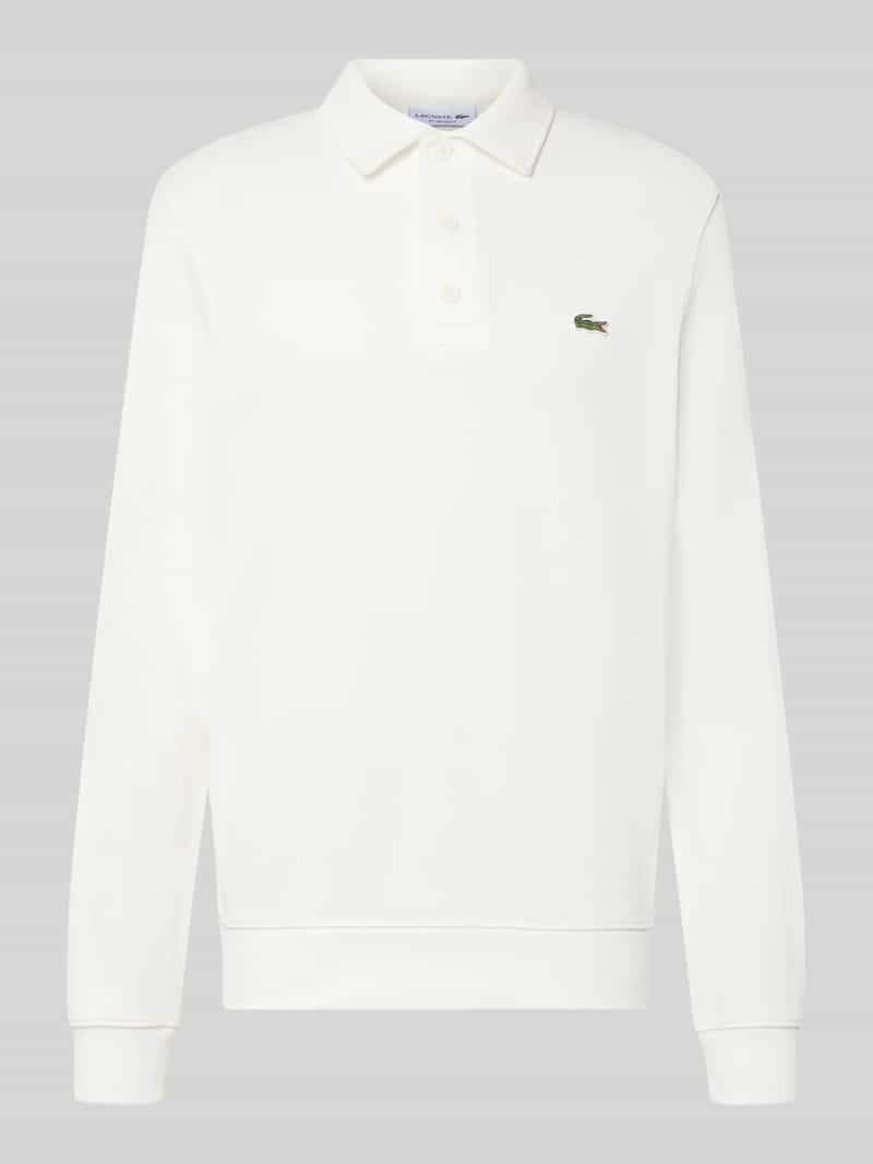 Lacoste Regular fit sweatshirt van puur katoen