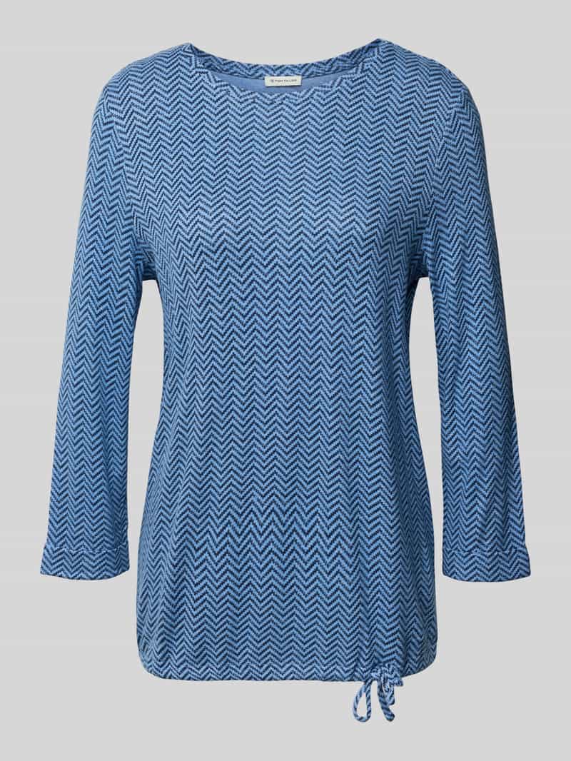 Tom Tailor Comfort fit shirt met lange mouwen van viscosemix