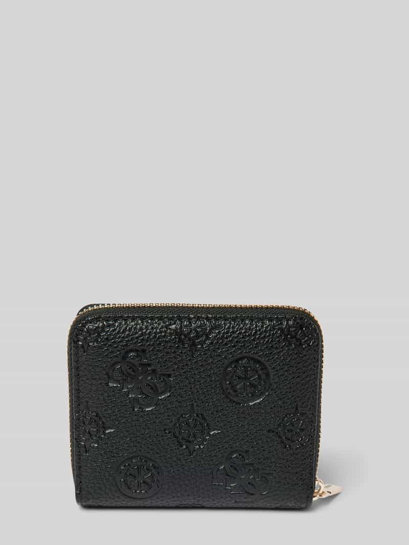 Guess Portemonnee met labelapplicatie model 'CRESIDA'