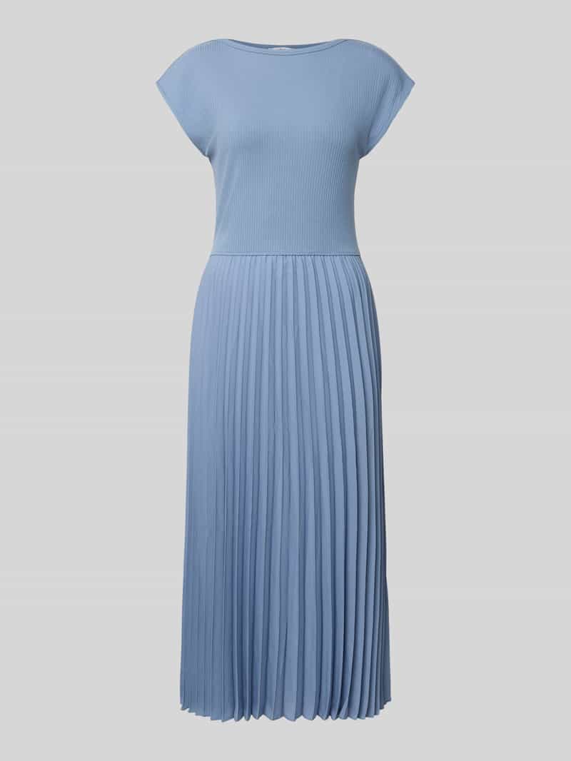 Tommy Hilfiger Fit-and-flare-midi-jurk met plissérok
