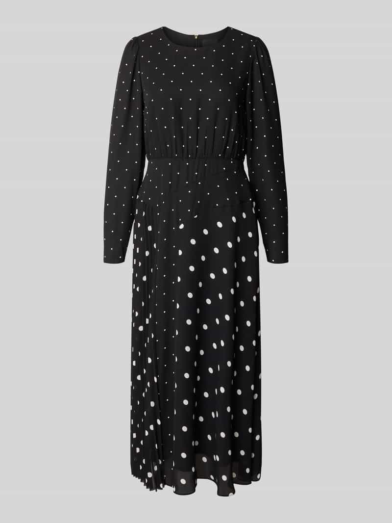 Marc Cain Midi-jurk met ronde hals
