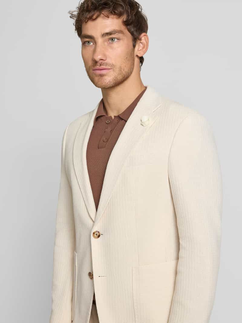 JOOP! Collection Slim fit 2-knoops colbert met steekzakken model 'Hoverst'