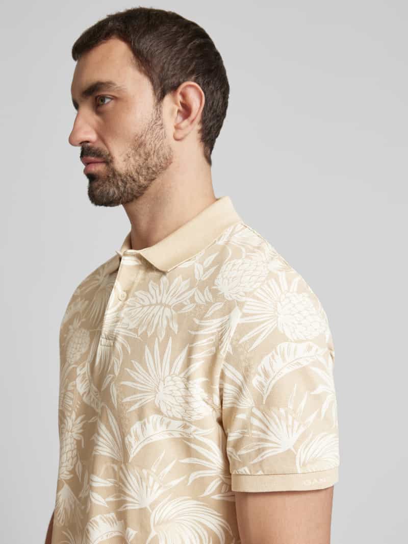 Gant Poloshirt met korte knoopsluiting