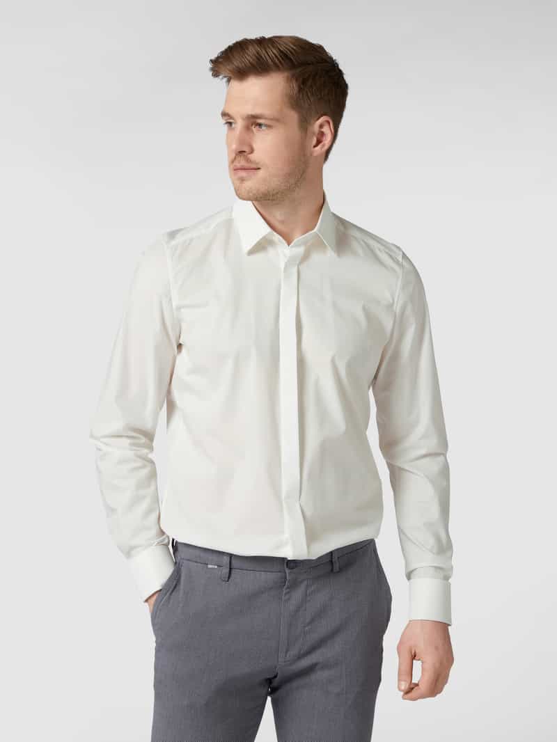 Slim fit smokingoverhemd met stretch OLYMP Level Five