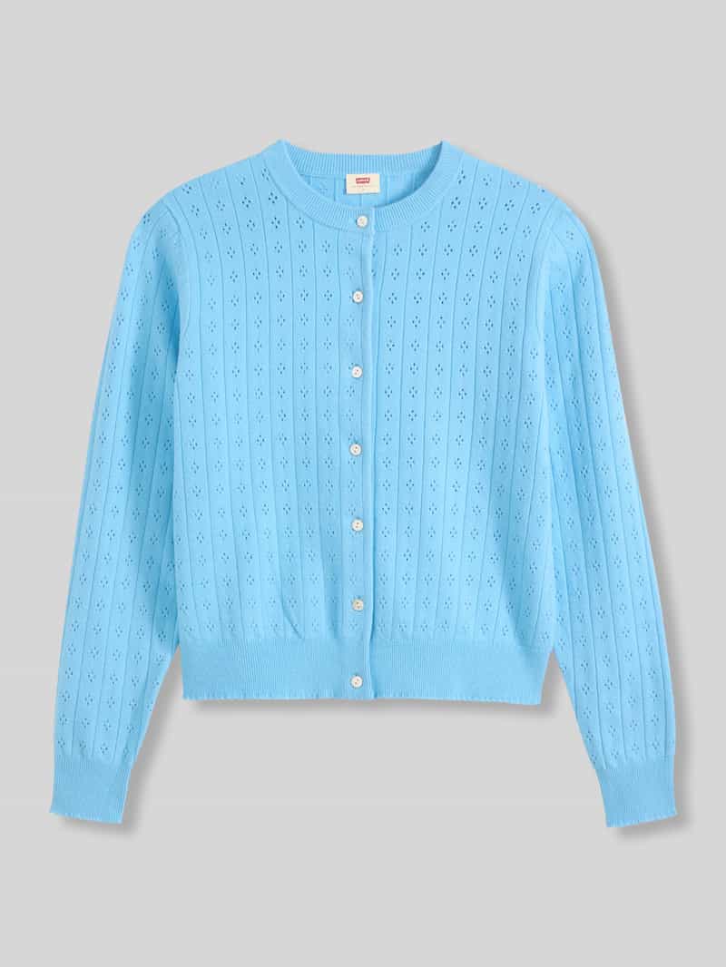 Levi's Regular fit gebreid jack van katoenmix