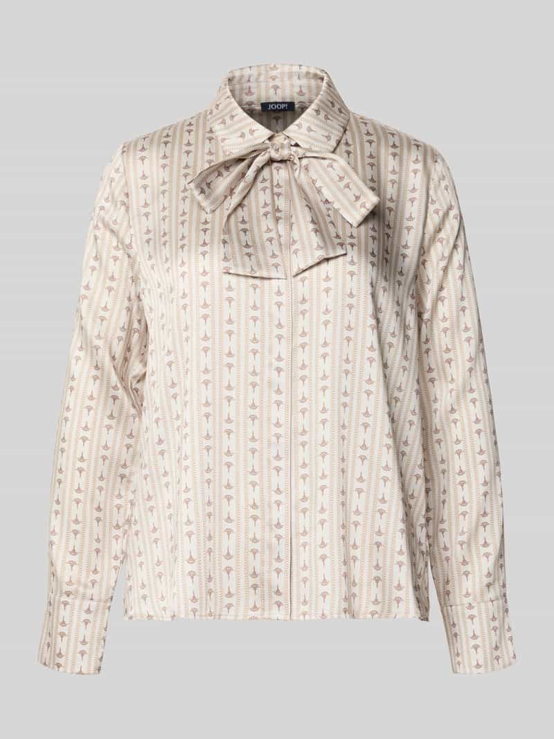 Joop! Regular fit blouse met sierstrik model 'Bernicia'
