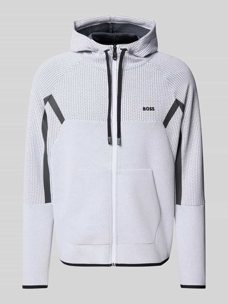 BOSS Green Regular fit sweatjack met katoen