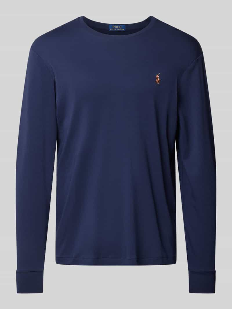 Polo Ralph Lauren Custom slim fit shirt met lange mouwen en ronde hals