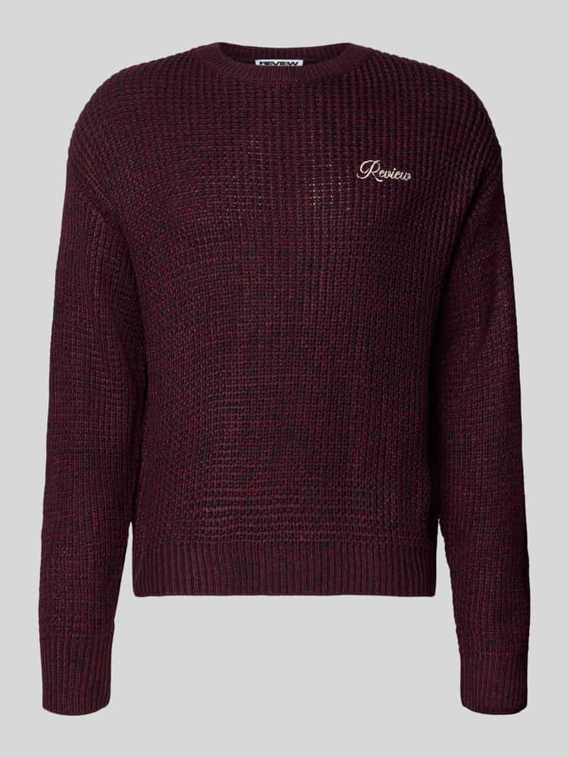 REVIEW Gebreide pullover met ronde hals