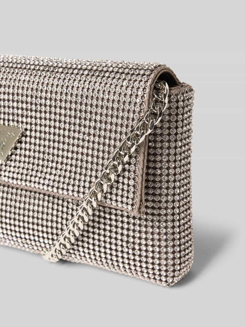 Guess Schoudertas met strass-steentjes model 'ZALINA'