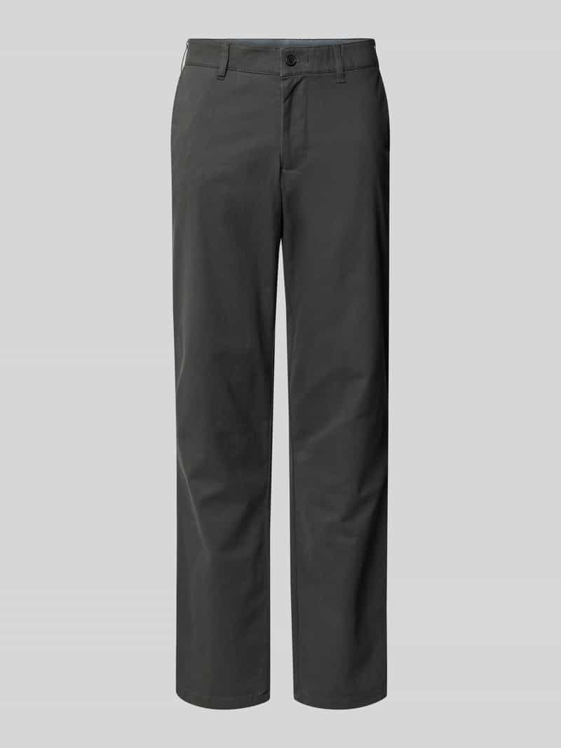 Christian Berg Men Straight fit stoffen broek met Franse steekzakken