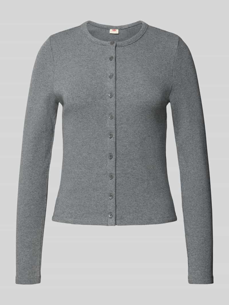 Levi's Gebreid jack met ronde hals model 'RORY'