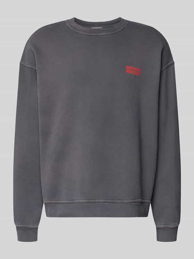 American vintage Sweatshirt met labelstitching model 'Tye'