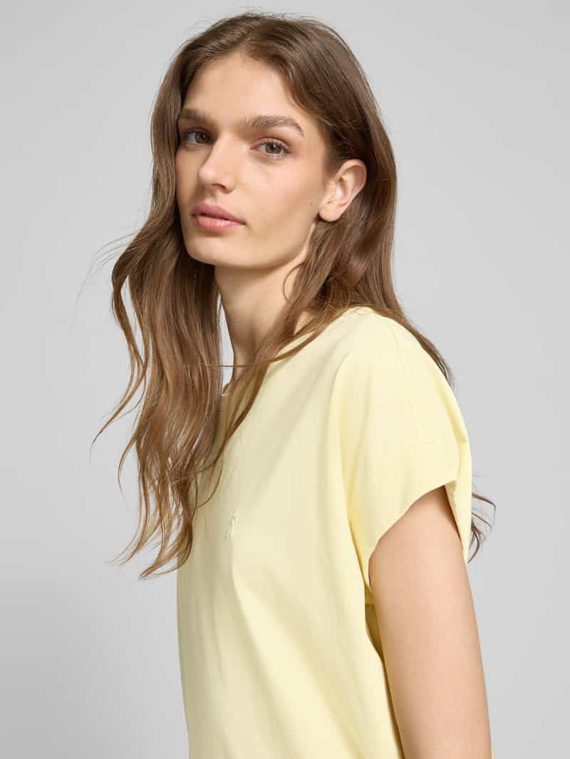 ARMEDANGELS T-shirt met labelstitching model 'IDAARA'