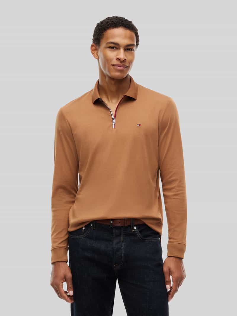 Tommy Hilfiger Regular fit poloshirt van puur katoen model 'LIQUID'