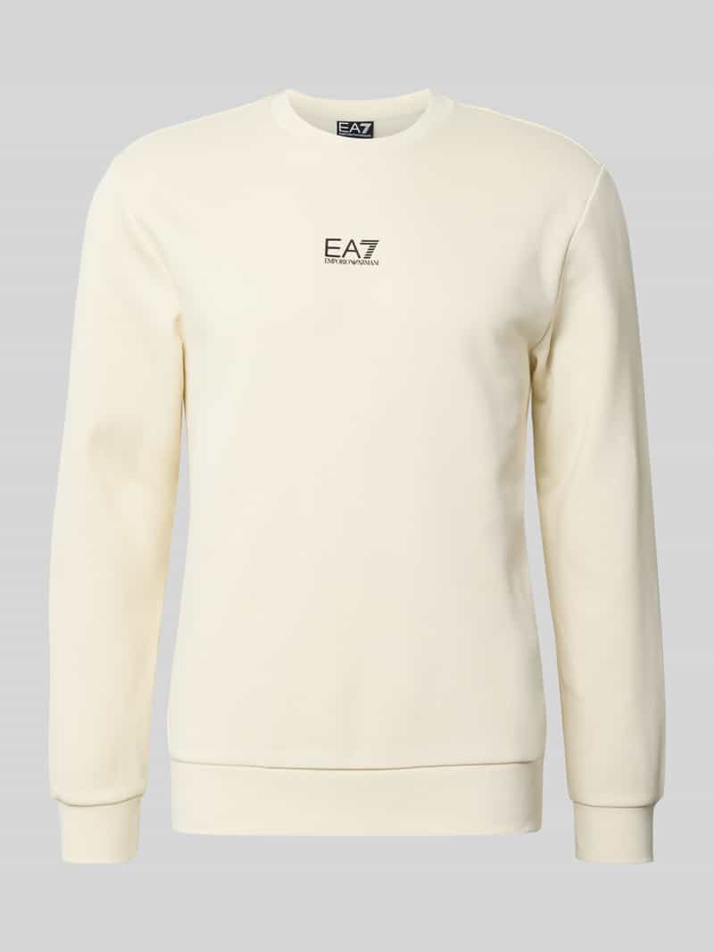 EA7 Emporio Armani Sweatshirt met labeldetail