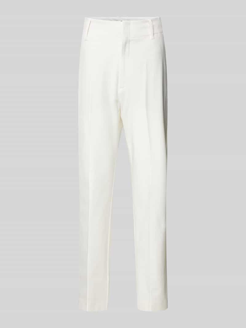 MOS MOSH Regular fit broek met riemlussen model 'NORA ESTELLE'