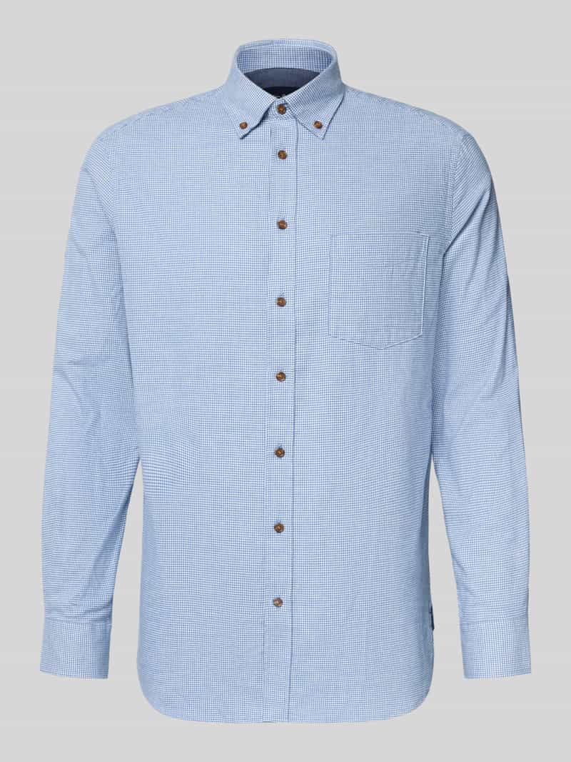 Christian Berg Men Vrijetijdsoverhemd met knoopsluiting