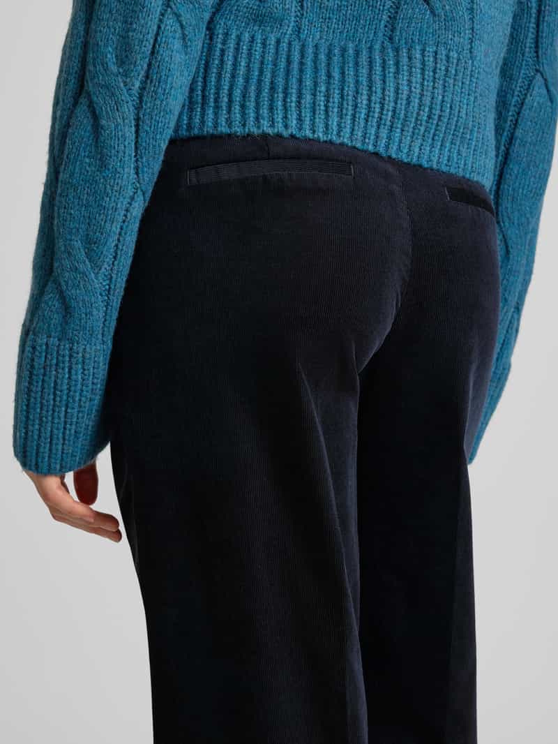 Tom Tailor Wide leg marlenebroek van katoenmix