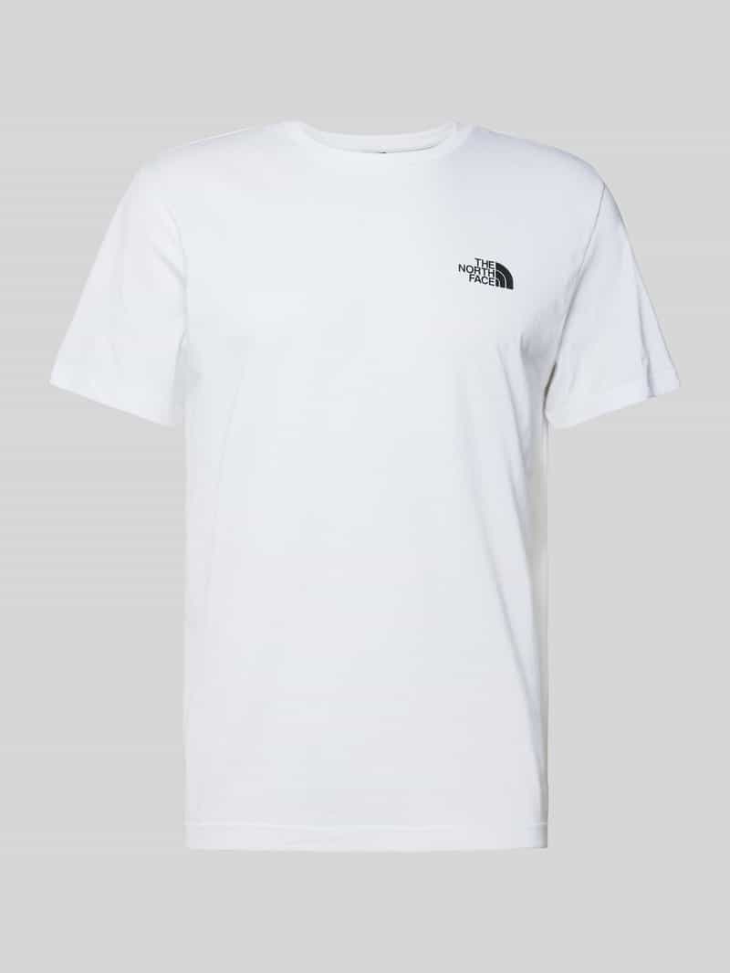 The North Face T-shirt met labelprint model 'Simple dome'