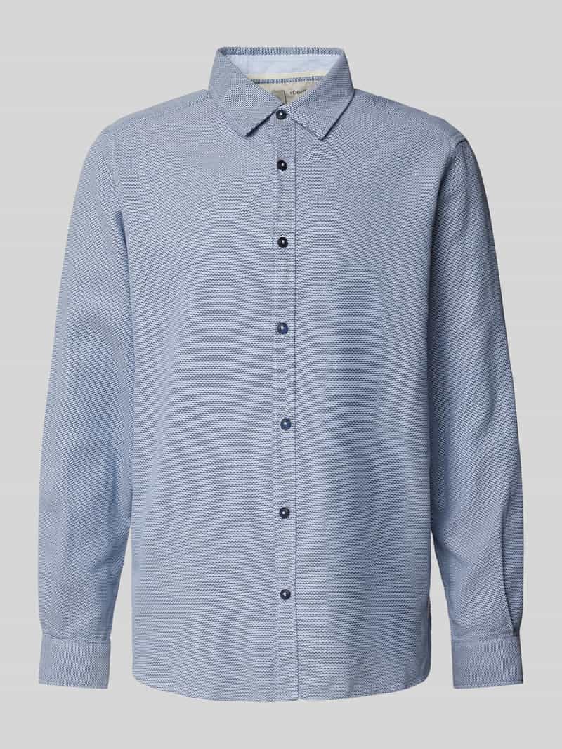 s.Oliver RED LABEL Regular fit vrijetijdsoverhemd van puur katoen