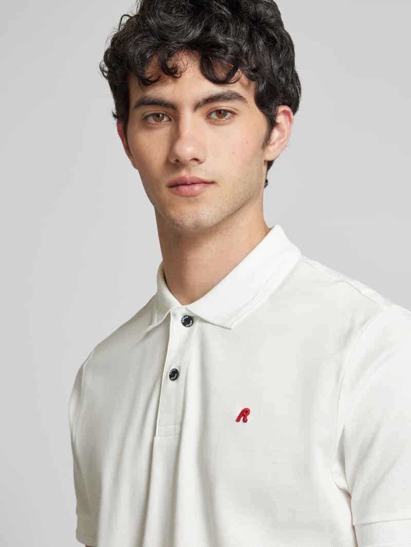 Replay Regular fit poloshirt met logostitching