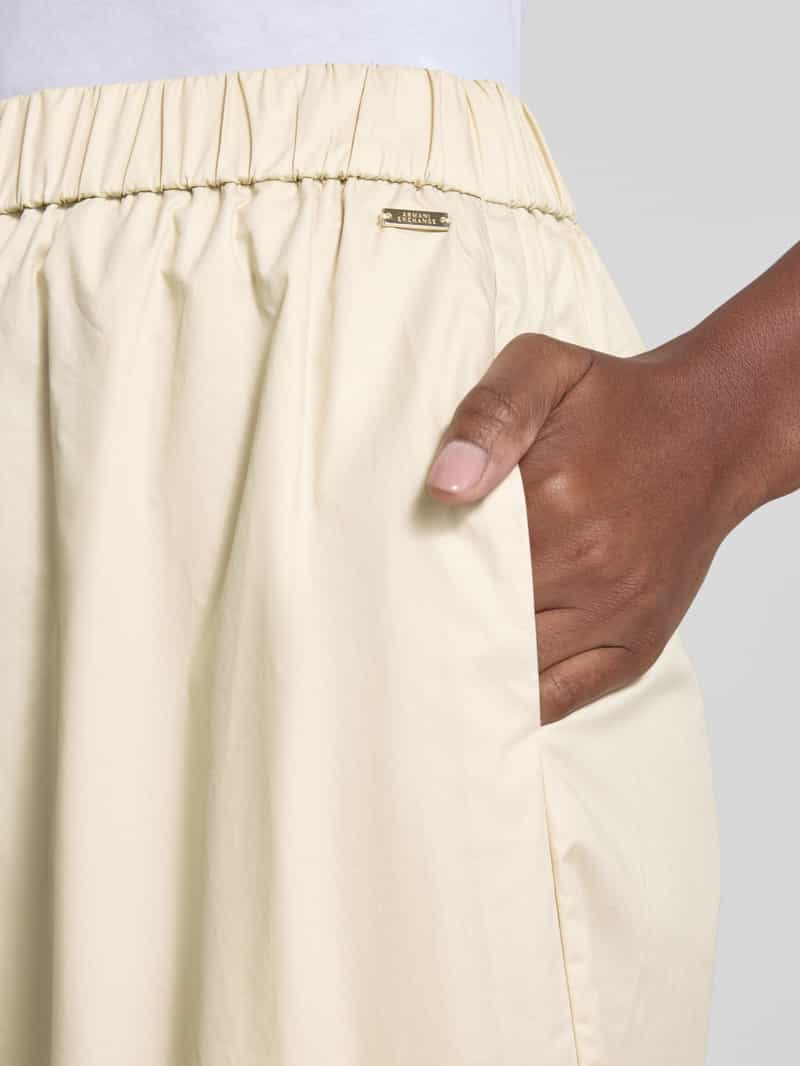 Armani Exchange Wide fit stoffen broek met elastische band