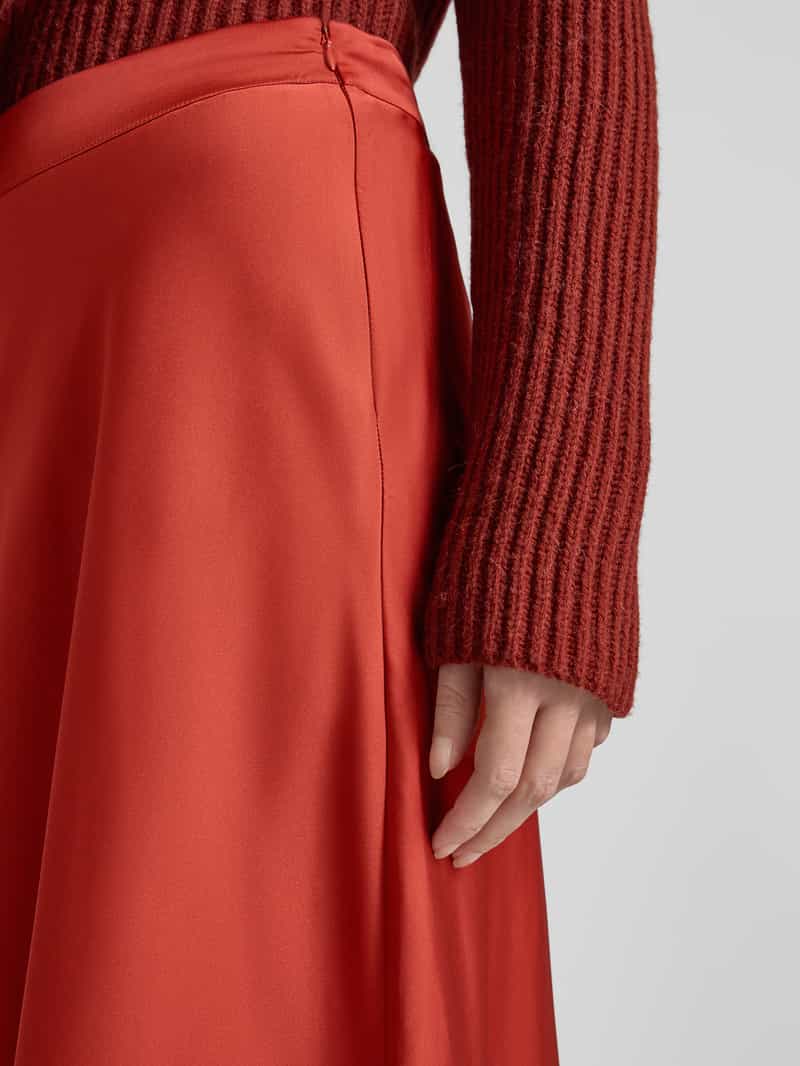 Christian Berg Woman Selection Maxirok met platte plooien
