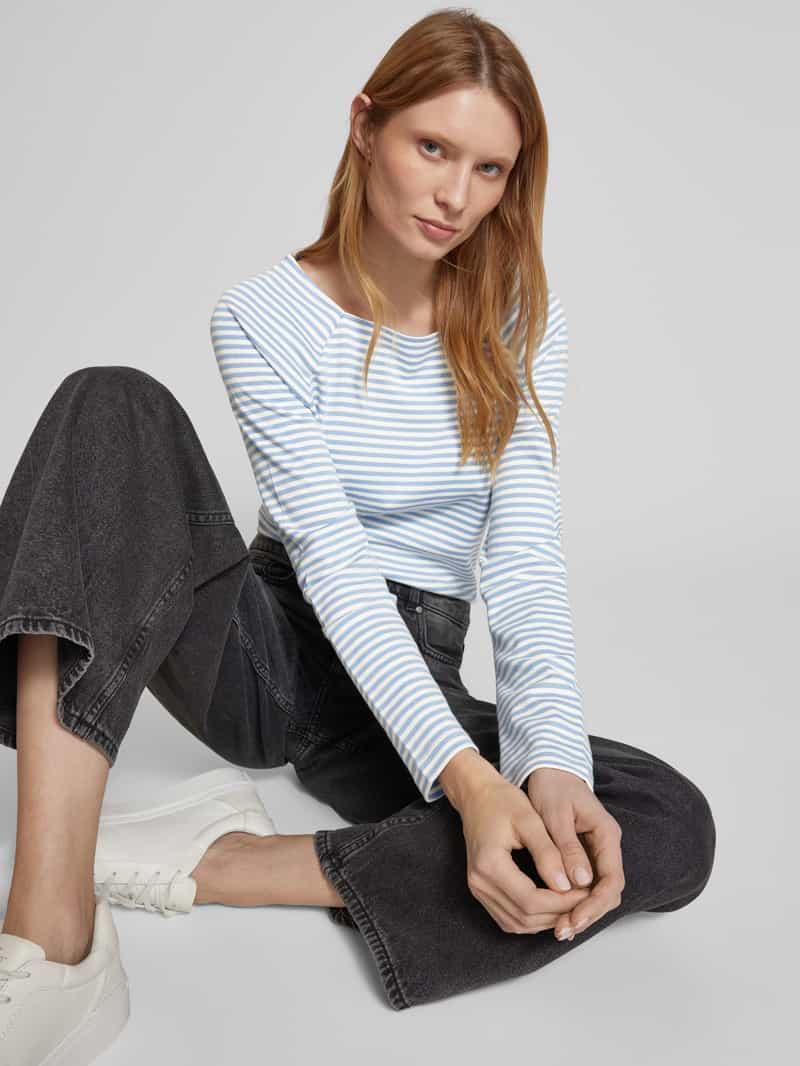 Tom Tailor Regular fit shirt met lange mouwen van puur biologisch katoen