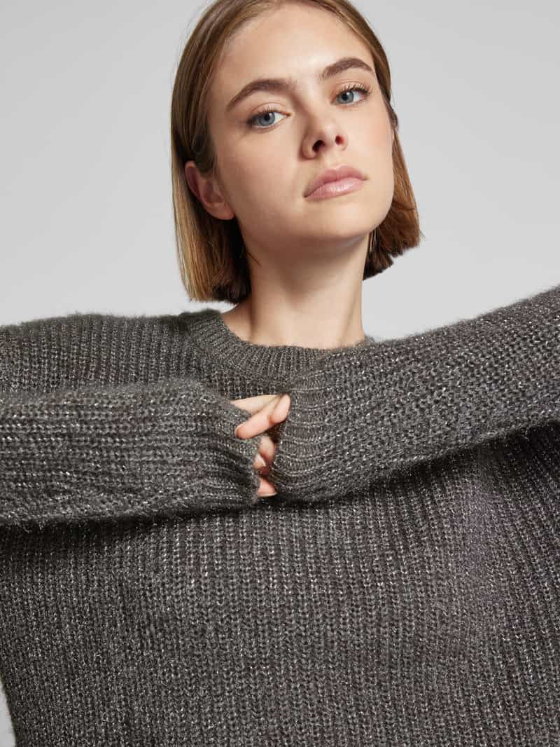 Noisy May Gebreide pullover met ronde hals model 'KAIA'