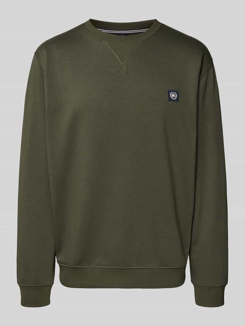 Lerros Sweatshirt met labelpatch