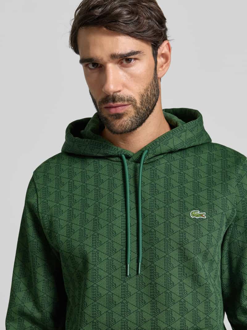 Lacoste Regular fit hoodie van puur katoen