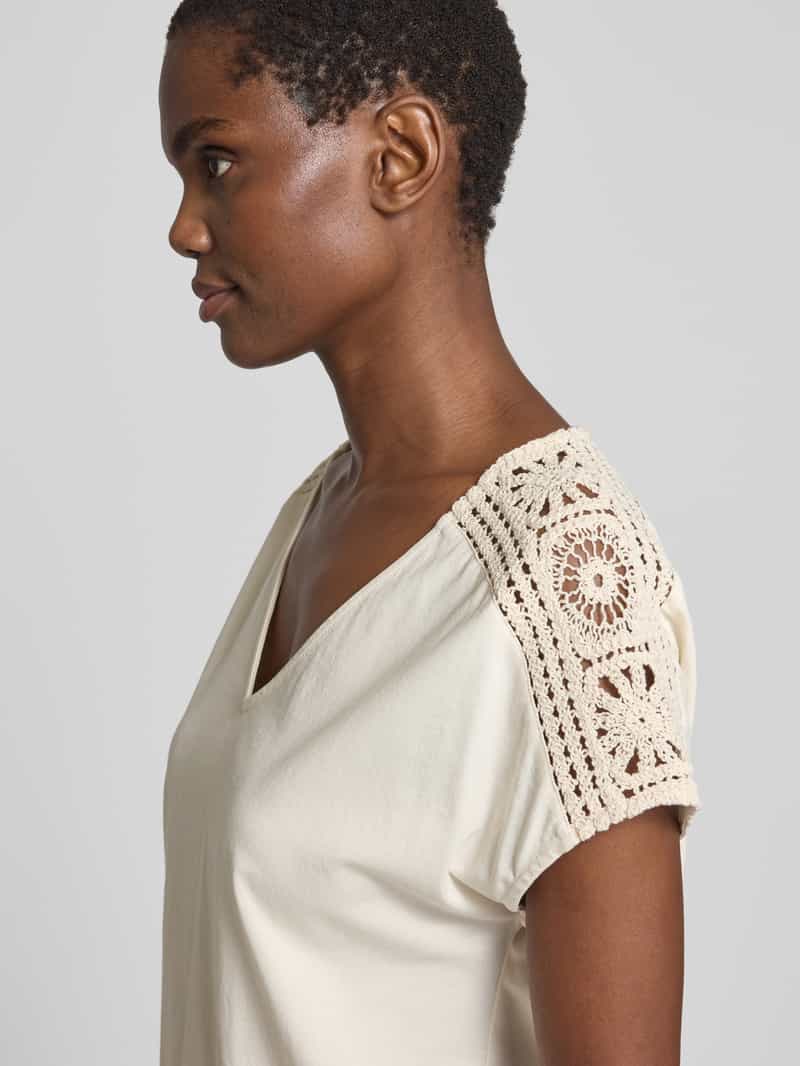 s.Oliver RED LABEL Loose fit T-shirt van puur katoen