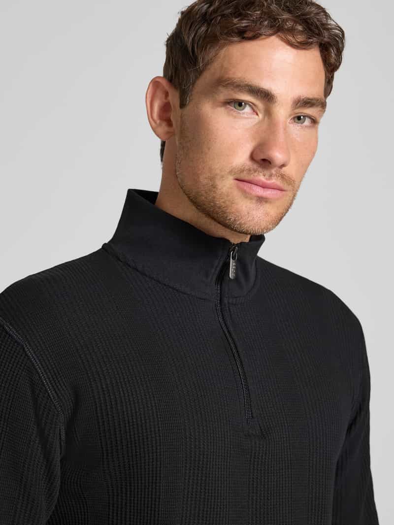 Boss Regular fit sweatshirt van katoenmix