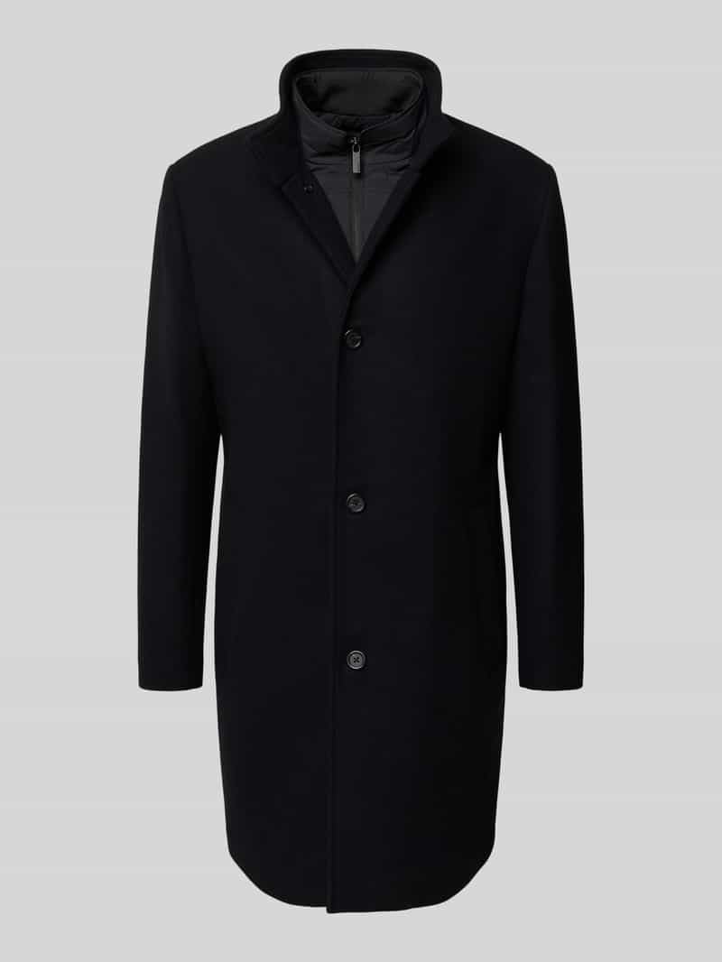 Selected Homme Regular fit lange wollen jas met gewatteerde inzet model 'RAINAR'
