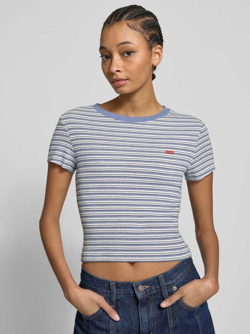 Levi's T-shirt met labelprint