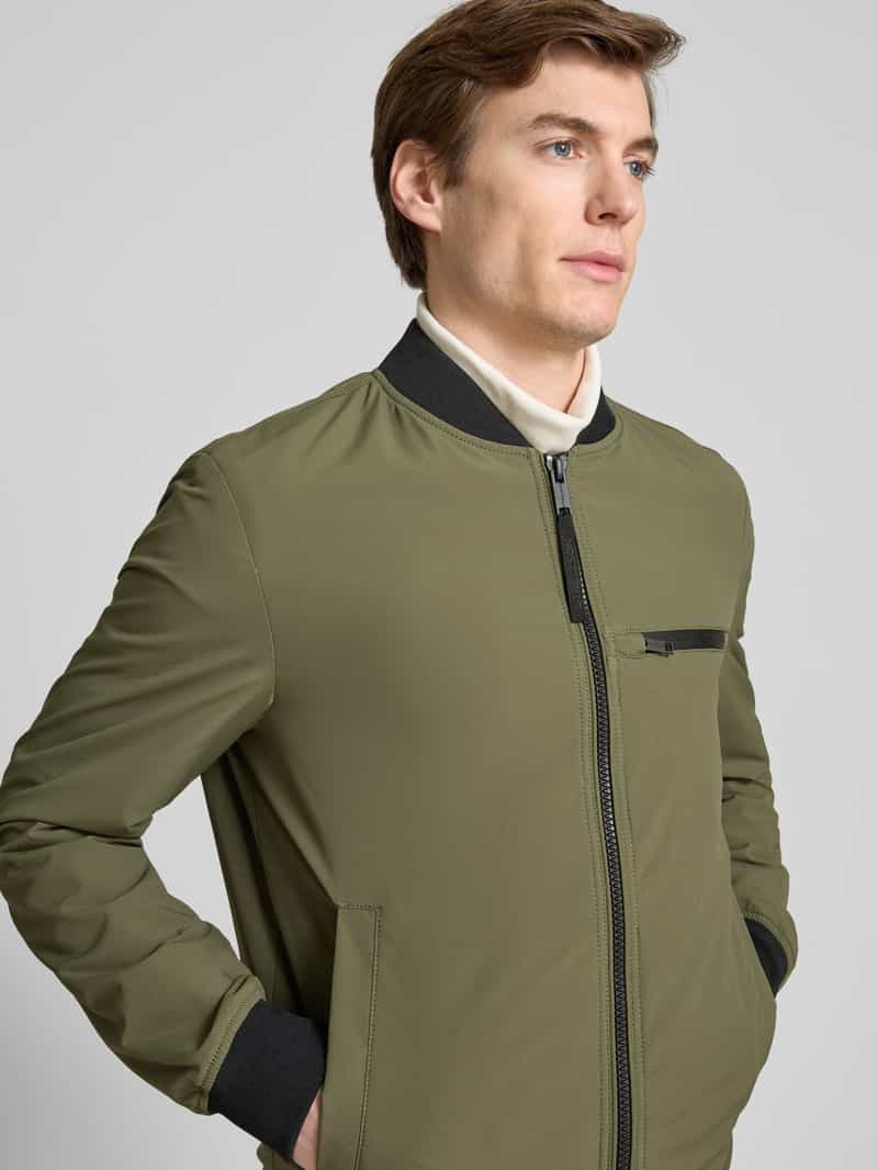 Strellson Jas met staande kraag model 'Clearwater Flex'