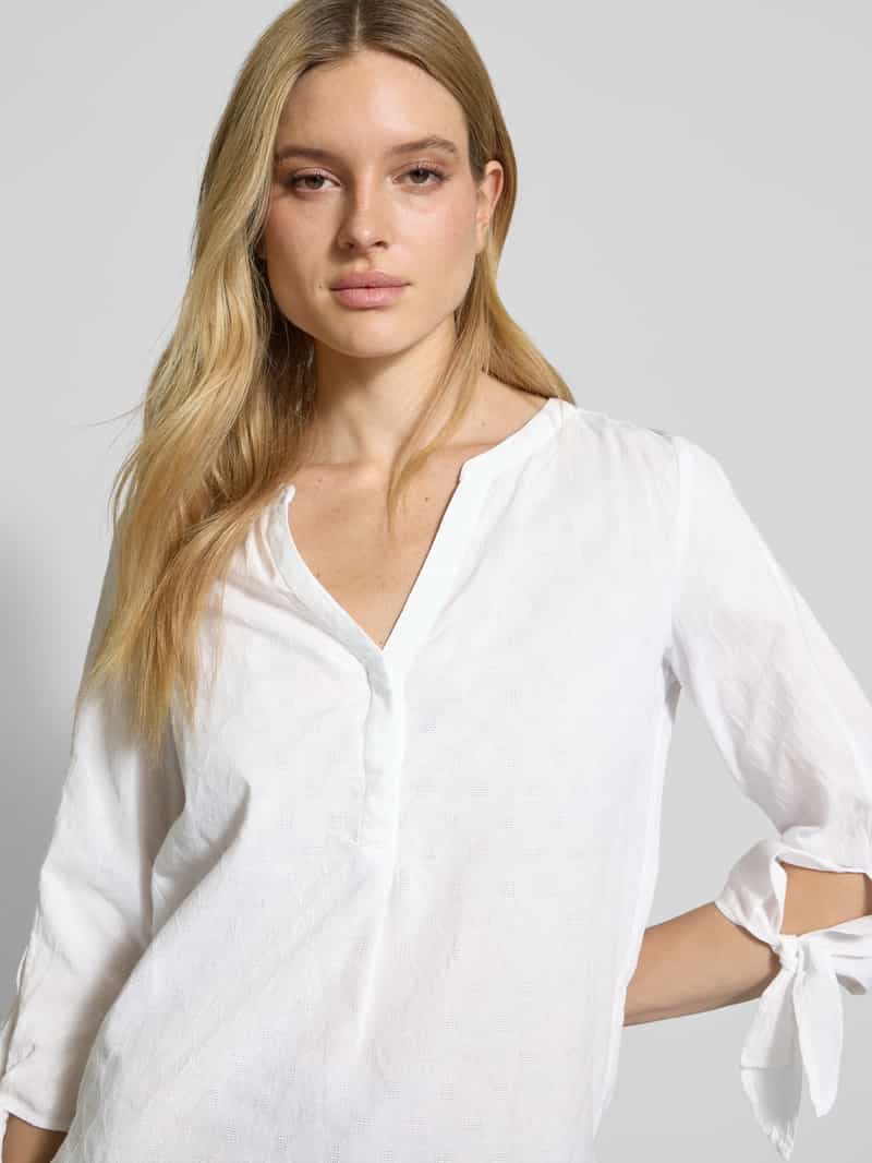 Christian Berg Woman Regular fit tuniek met knoopdetails