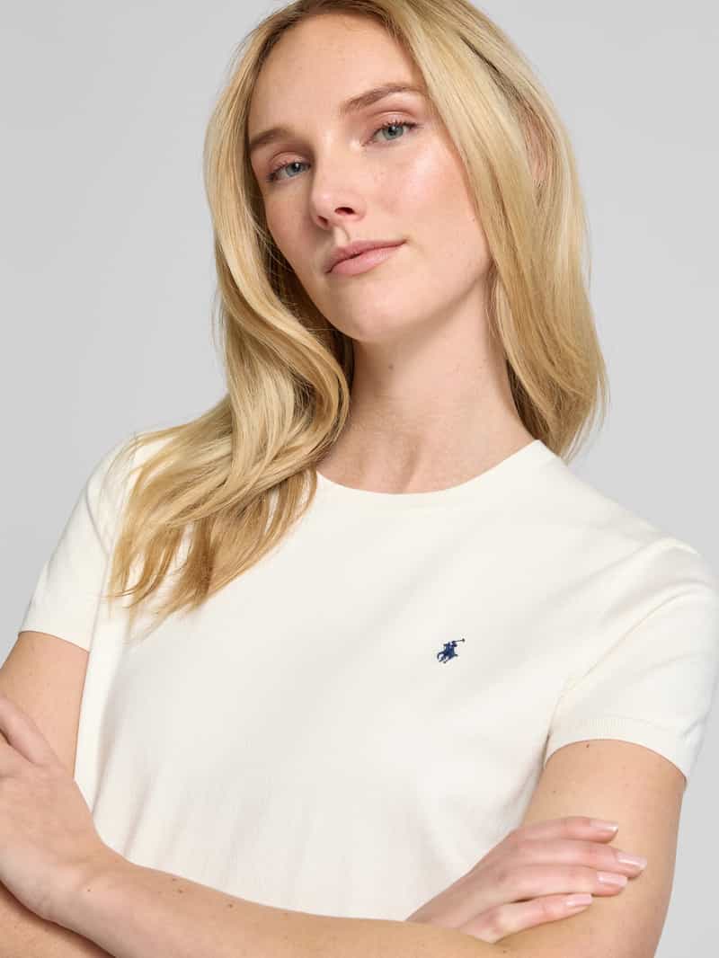 Polo Ralph Lauren Gebreid shirt met logostitching