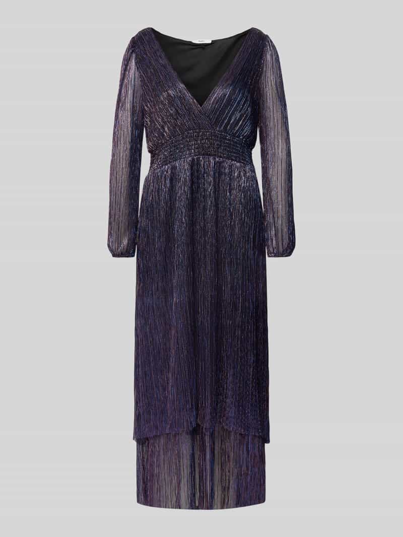 Pepe Jeans Midi-jurk met smokdetails model 'ALTHEA'