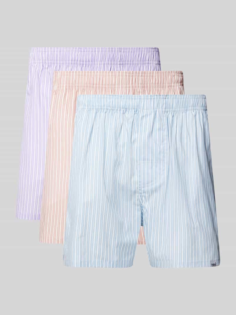 POCKIES Boxershort met labeldetail in een set van 3 stuks