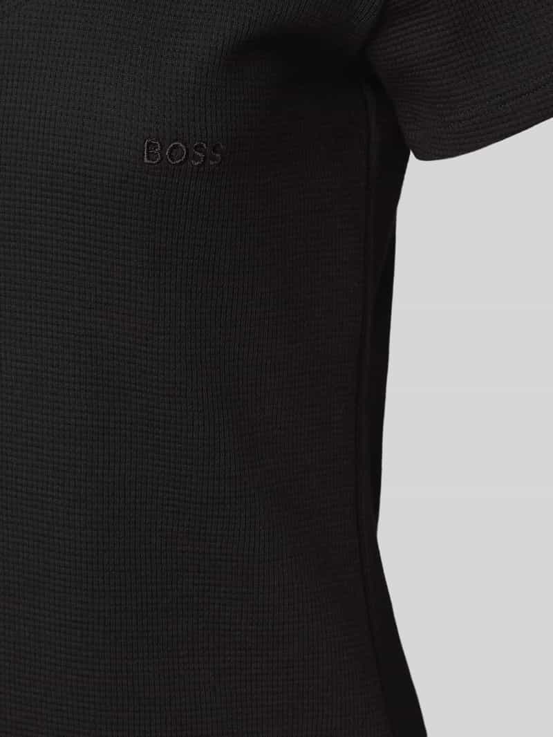 Boss Regular fit T-shirt van katoenmix