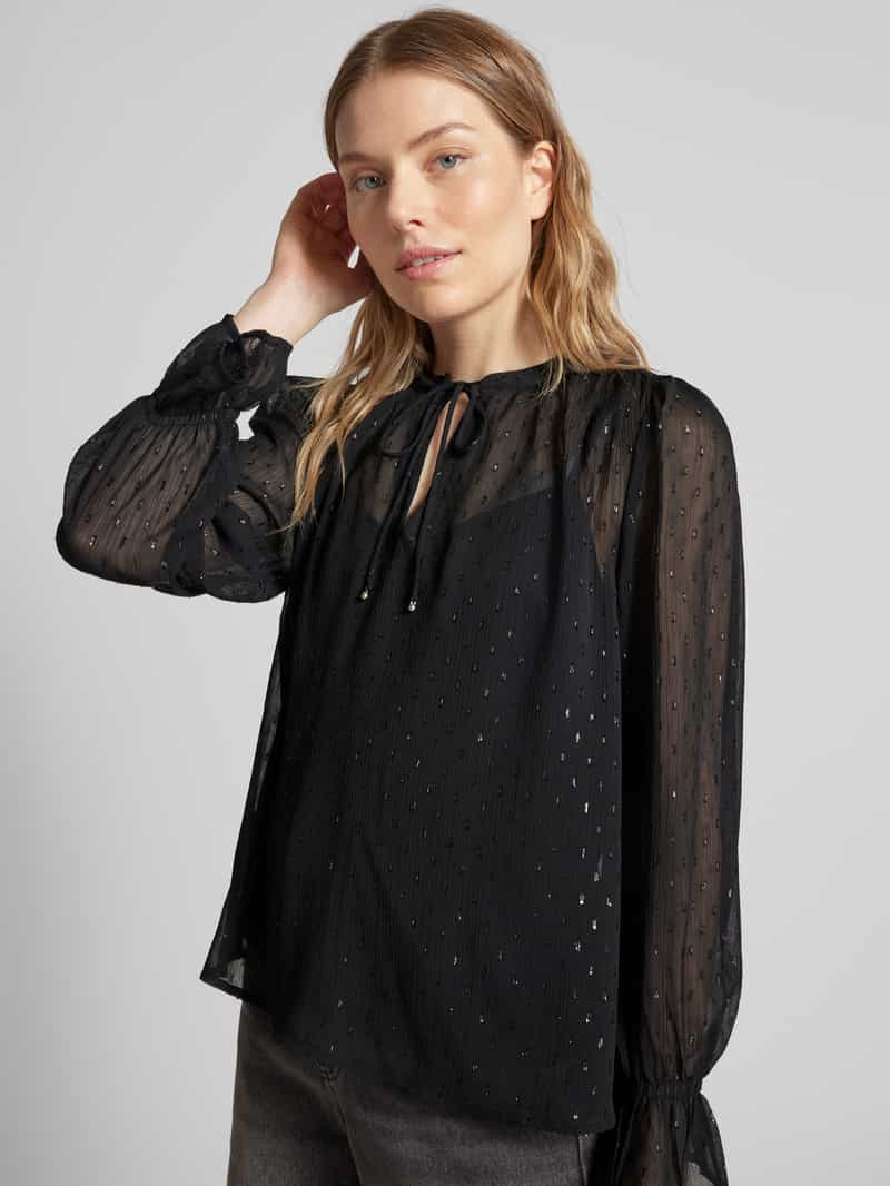 Pepe Jeans Regular fit blouse met siersteentjes model 'ADDISON'
