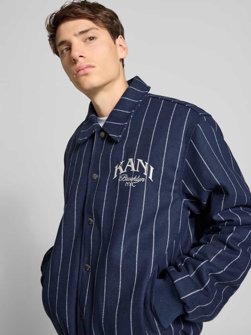 Karl Kani Collegejack met labelstitching