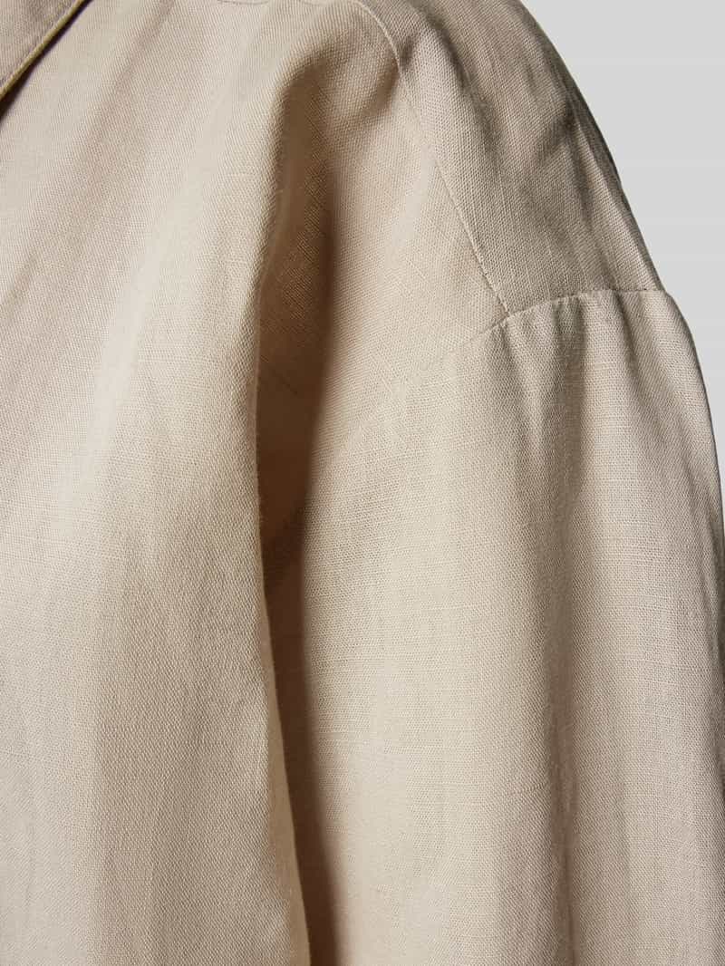 Christian Berg Woman Relaxed fit linnen blouse met doorknoopsluiting