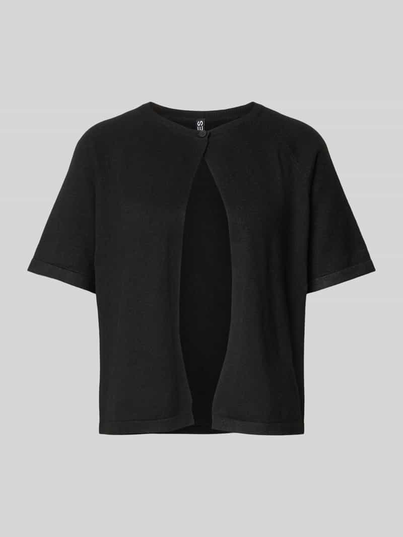 Pieces Regular fit cardigan met 1-knoopssluiting model 'BREE'