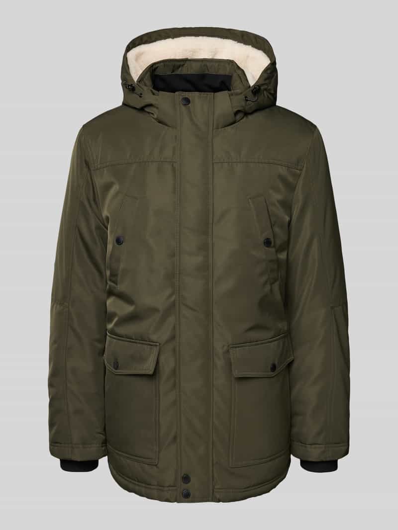 MCNEAL Parka met teddybont en klepzakken