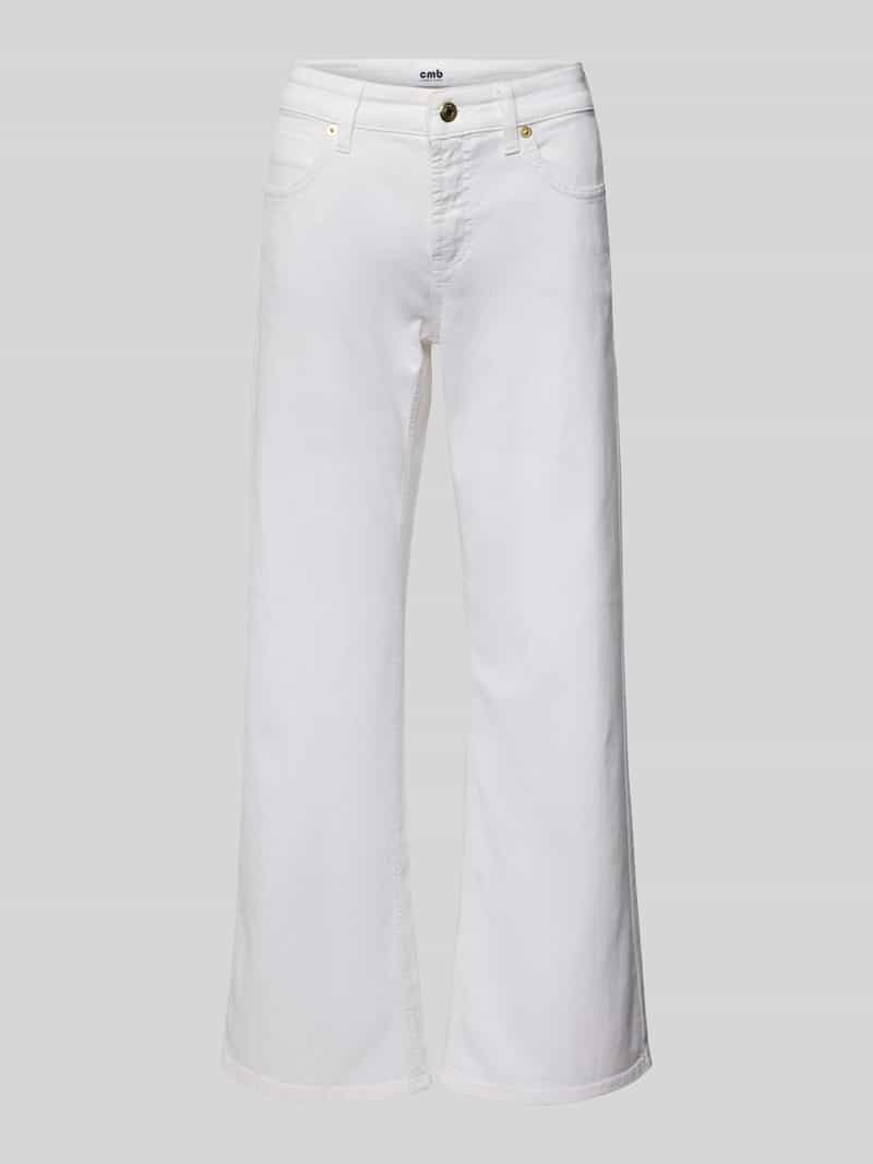 CAMBIO Straight leg jeans met verkort model 'TESS'