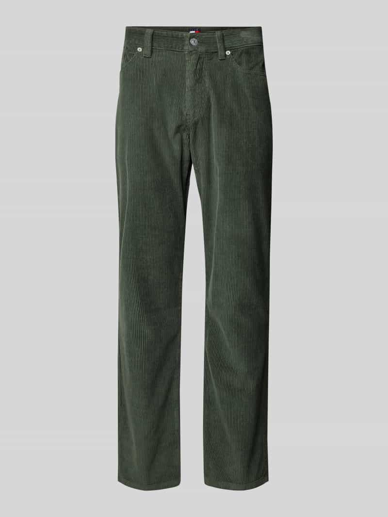 Tommy Jeans Regular fit corduroy broek van puur katoen model 'RYAN CORD CHINO'